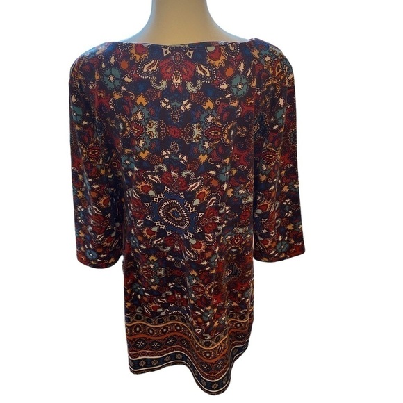 London Style Collection bohemian dress size 16 - Picture 2 of 6